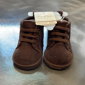 Brown corduroy infant shoes 3-6 months